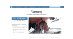 Desktop Screenshot of dexeq.com